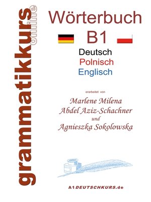 cover image of Wörterbuch Deutsch--Polnisch--Englisch Niveau B1